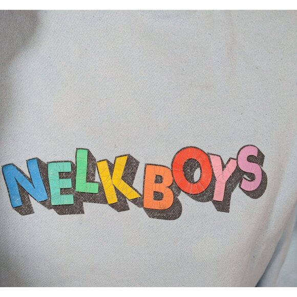 Nelkboys Full Send Light Blue Hoodie With Rainbow Letters - Picture 4 of 6